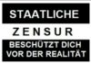 Massenträgheitsgesetz – oder auch Staatliche Zensur