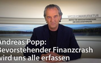 Andreas Popp: Bevorstehender Finanzcrash wird uns alle erfassen