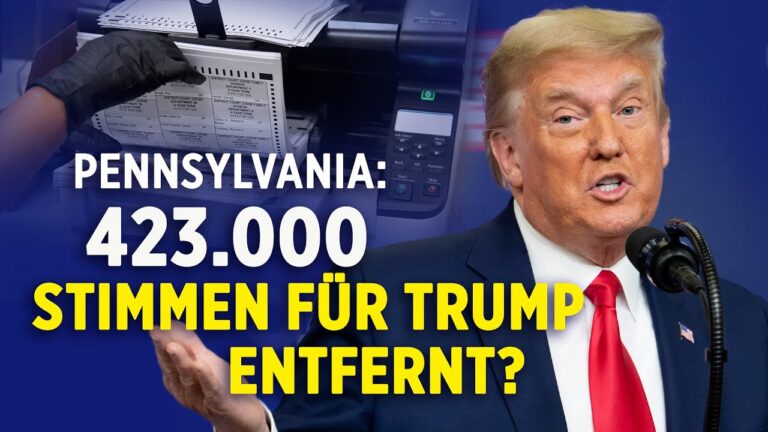 US Wahl – Datenanalyst: Mehr als 423.000 Trump-Stimmen entfernt | Wahlbeobachterin: „Es zerreißt mir das Herz“