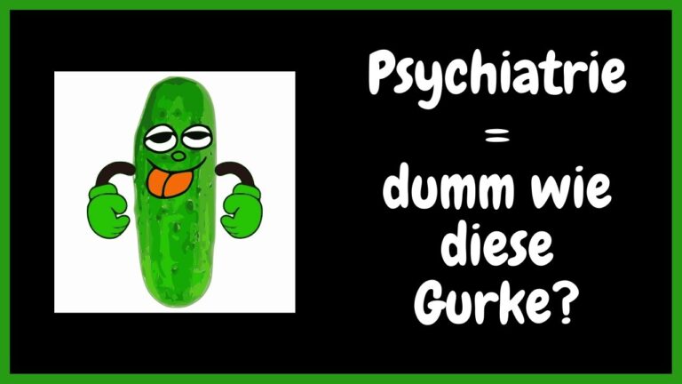 Schockierend?! Ist das der beste Beweis für ein totales Versagen der Psychiatrie?