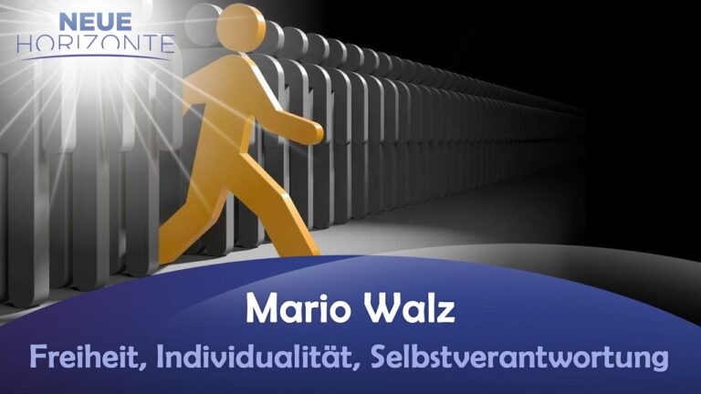 Freiheit, Individualität, Selbstverantwortung – Mario Walz
